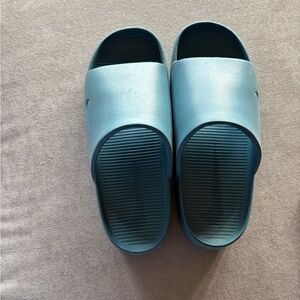 Nike Blue Slide Sandals